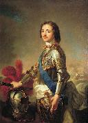 Jean Marc Nattier Portrait of Peter I of Russia painting